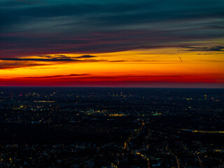 Berliner fernsehturm, Berlin TV Tower during sunset, Berlin Landscape, Germany