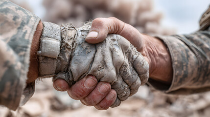 Shake Hands to End the War Amid Rising Smoke