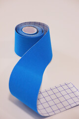 Close-up of elastic medical tape for physiotherapy