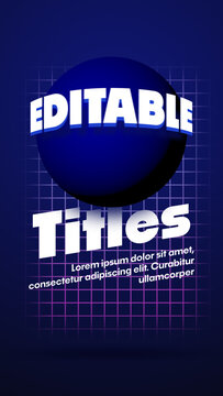 Circle Designed Text Animation