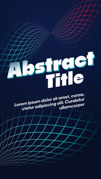 Vertical Motion Title with Colorful Elements