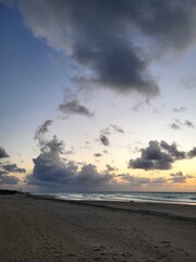 sunset at the beach