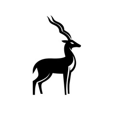 Minimal Blackbuck Logo for Brand