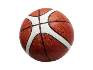 Textured orange basketball with white stripes on black background sport game, Isolated, Png Transparent Background