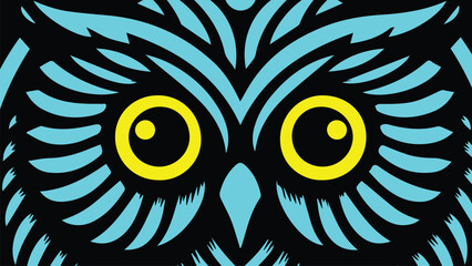 owl eyes background