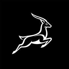 Authentic Wildlife Logo Blackbuck Design