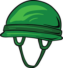 war helmet illustration