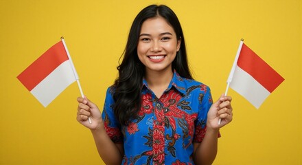 Indonesian Independence Anniversary Event on 17 August 1945 with Joyful Expressions of the Nation's Pride and Unity