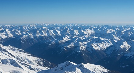 Obraz premium ski resort in the alps