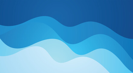Abstract blue wave background illustration design