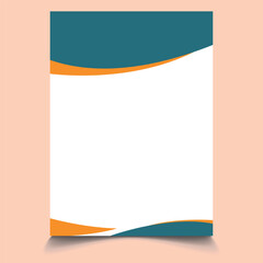 Abstract Modern Dynamic Flyer Brochure leaflet layout template Design vector 28