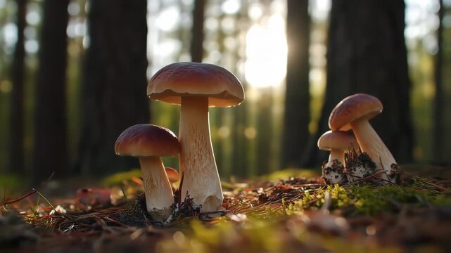 Mushrooms Ready for Harvest
