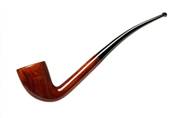 a pipe with a black stem and a brown stem