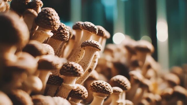 Mushrooms Ready for Harvest