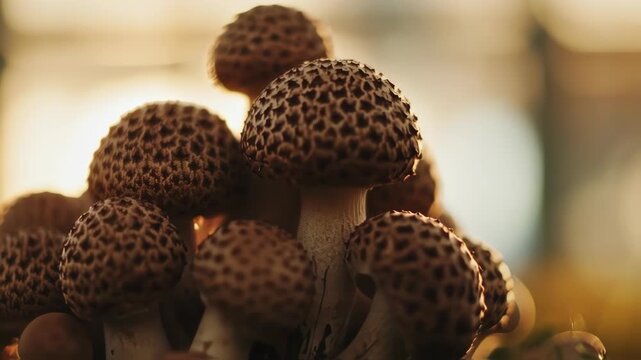 Mushrooms Ready for Harvest