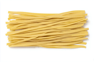 a pile of pasta noodles on a white surface