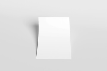 Naklejka premium Blank A4 Poster Mockup