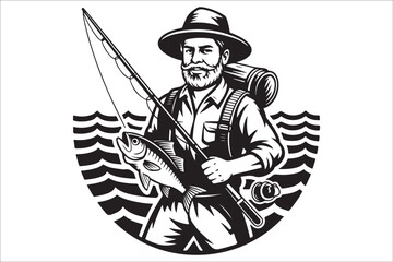 A Fisherman's Silhouette
