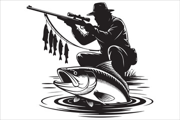 A Fisherman's Silhouette