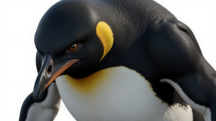 Naklejka premium king penguin in antarctica