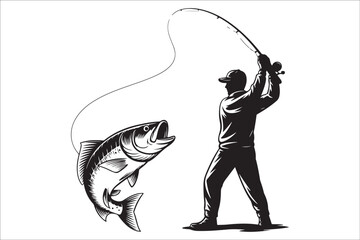 A Fisherman's Silhouette
