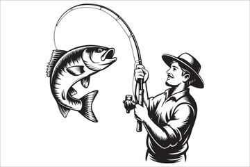 A Fisherman's Silhouette