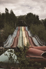 abandoned amusement park