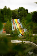 abandoned amusement park