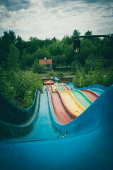 abandoned amusement park