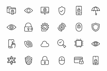 A secure and intuitive one-line vector pack for identity access and trust verification. Perfect for website UI kits, access control systems, and fintech dashboards.