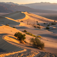 sand dunes in the desert