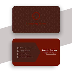 business card  vector template 