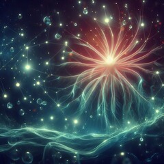 Constellation Kelp in holographic light