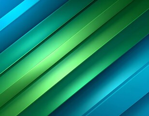 Abstract diagonal stripes in teal and green (1)