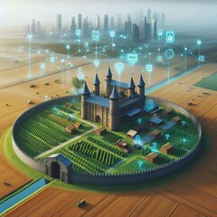 Farm Field Security system visualization