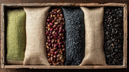 Specialty coffee beans featuring single-origin varieties, small-batch roasting, and diverse tasting notes for barista-quality brewing at home