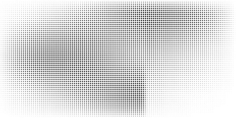 Halftone star shapes design elements set (monochrome) vector eps10