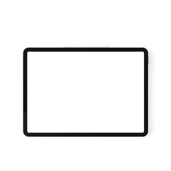 tablet pc on white background