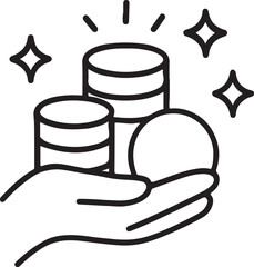 Vector illustration set of star, wine bottle, and hat icons