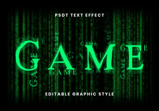 Glitch Matrix Code Text Effect