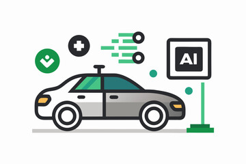 AI Quality Scanner Inspecting Automotive Paint Finish