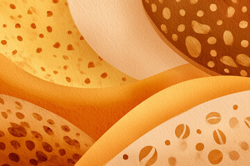 Autumn pie texture with warm tones and soft blur