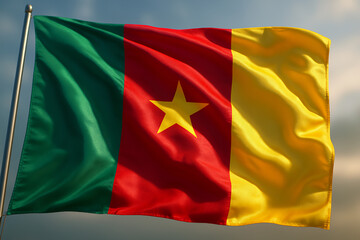 Obraz premium waving flag of Myanmar 