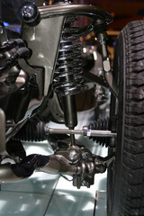 Fototapeta premium July 25 Los Angeles California. Front End assembly of an Off Road Truck on display.