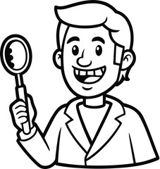 Cartoon illustration of a man with a baseball bat, a chef with a hat, and a person with a microphone