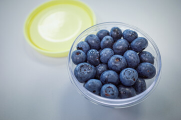 Macro Shot of Fresh Blueberries