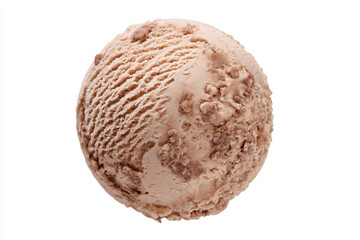 Obraz premium a scoop of ice cream on a white surface