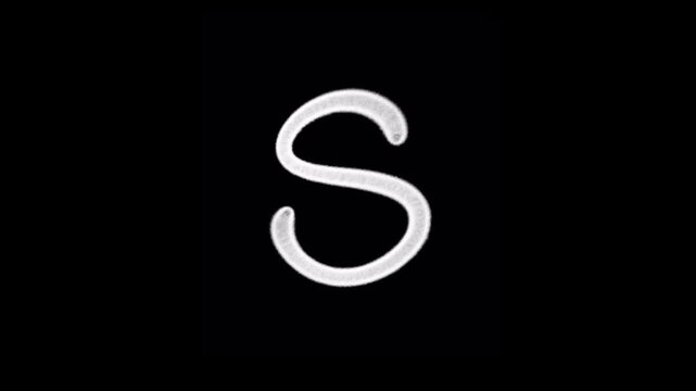 Graffiti tag animation 4K dollar in white on black background. Bold urban street art style with dynamic handstyle and spray paint motion effect.	