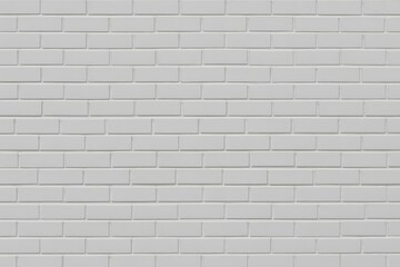 Naklejka premium Subtle textured white brick wall pattern with horizontal lines
