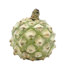 Custard apple fruit isolated on transparent background
